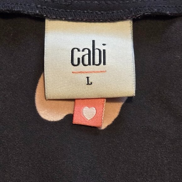 CAbi Petal Blouse Cap Sleeve Floral Print Popover Women's Top Style 5523 Size L - Picture 4 of 5